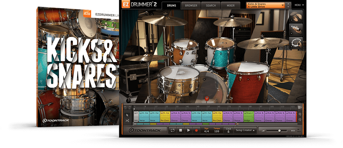 Toontrack EZX - Kicks  &  Snares